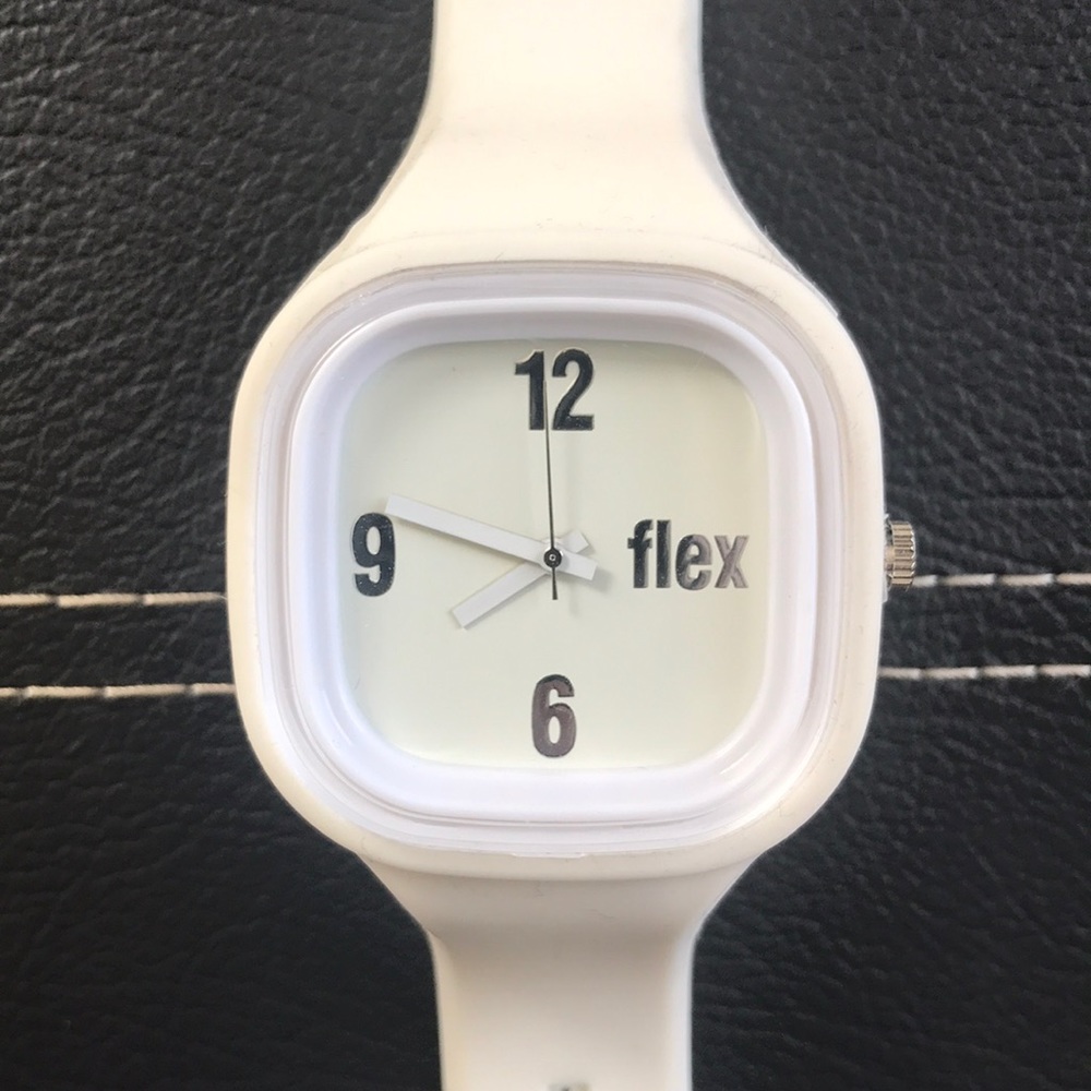 Flex Watch - Silicone Watch - White